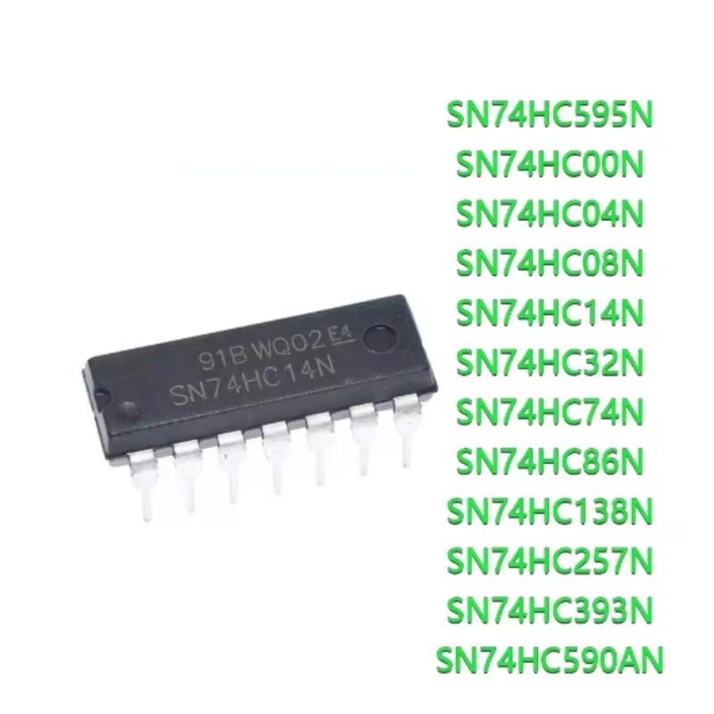 10PCS SN74HC595N DIP16 DIP 74HC595N 74HC595 DIP-16 SN74HC257N 74HC257 SN74HC393N 74HC393 SN74HC590AN 74HC590 SN74HC590N 74HC590N – Detail 1