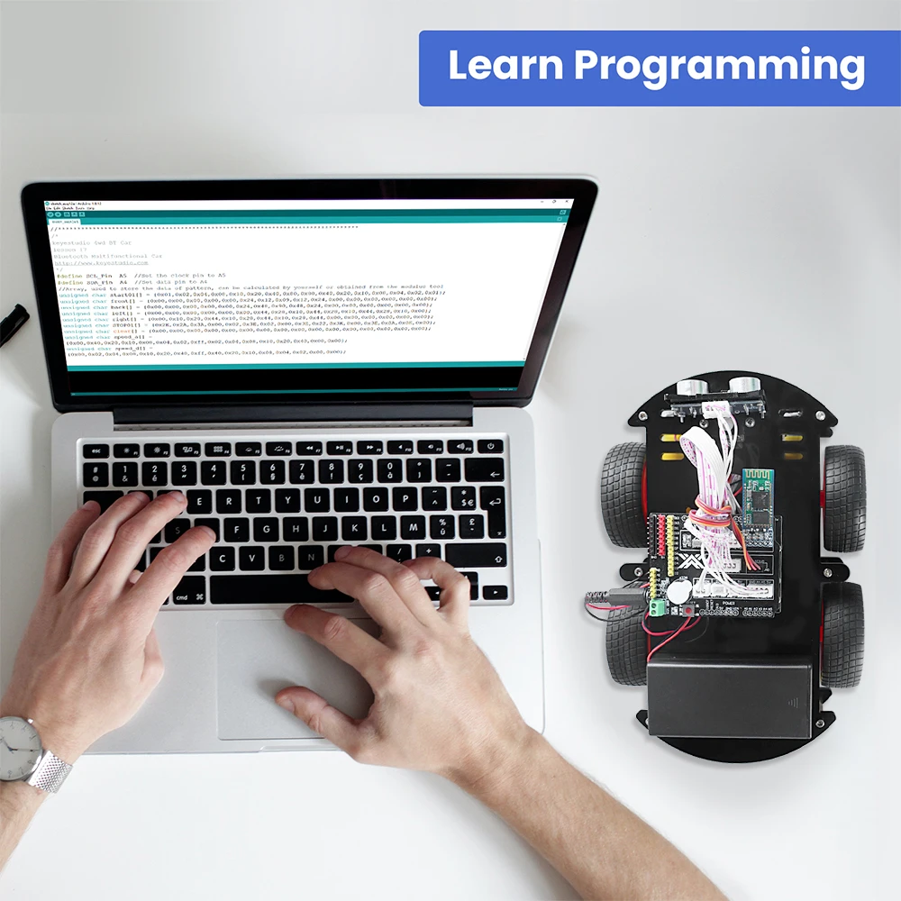 Robot intelligent pour Ardu37, projet programmable, kit de voiture pour  adultes, pigments d'apprentissage, super amusant - AliExpress