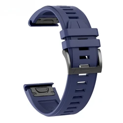 Durable Sports Watch Band with Quickfit Rubber Strap - 26/22mm - QuickFit 26mm (Midnight blue)