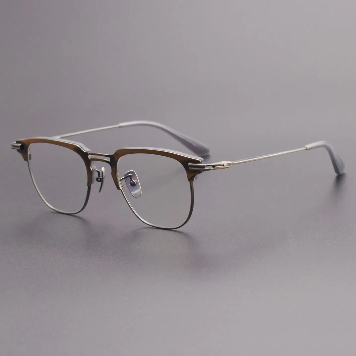 

2023 Fashion titanium square presbyopia women eyeglasses Myopia reading preppy eyewear new fashion men fashion glasses frame