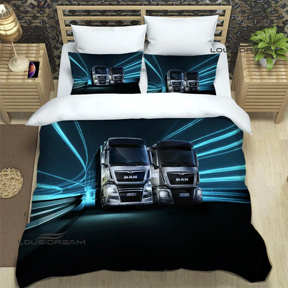 3D Man truck Retro printed Bedding Sets exquisite bed supplies set duvet cover comforter set bedding set luxury birthday gift 5