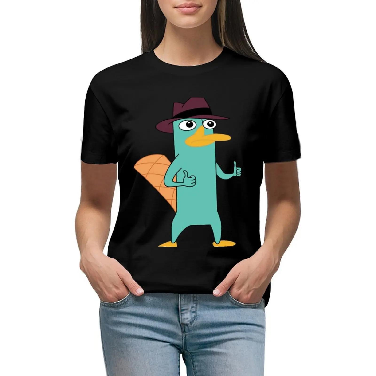 

Agent P T-shirt vintage clothes cute tops kawaii clothes clothes for woman