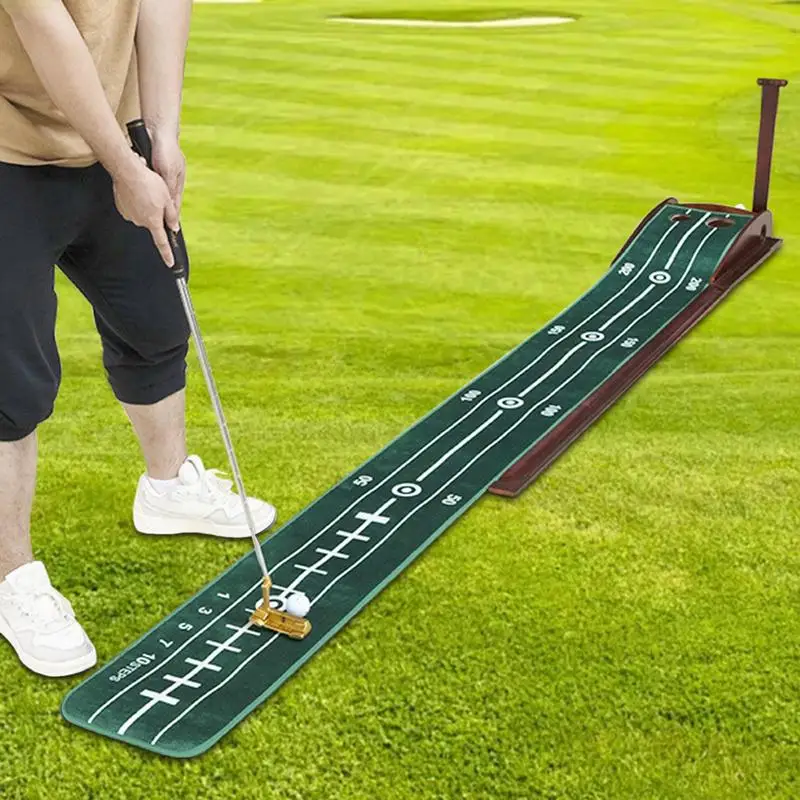 

Indoor Putting Green Foldable Golf Putting Green Portable Golf Practice Tool Training Aid Mini Putting Green For Outdoor