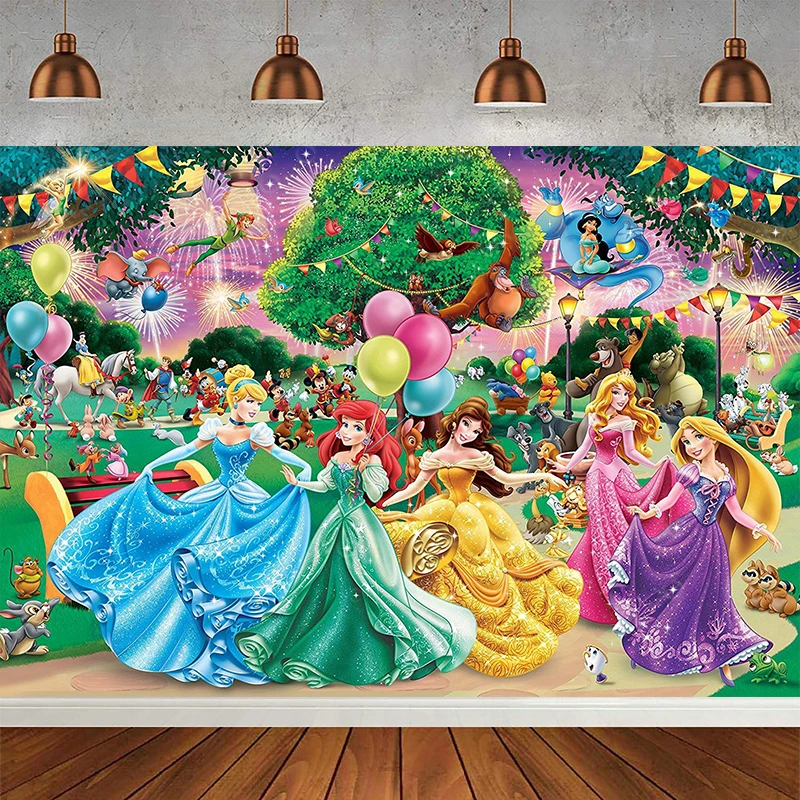 Leyiyi Fotohintergrund 2,1x1,5m – Glitzer Prinzessin Design, Vinyl, Lichtabsorbierend (für Studio, Party, Baby Shower)