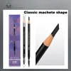 HAOZHUANG 5 Color Eyebrow Pencil Fog Feeling Hard Core Brown Black Soft Brush Wood Machete Eyebrow Enhance Wholesale Free ship 1