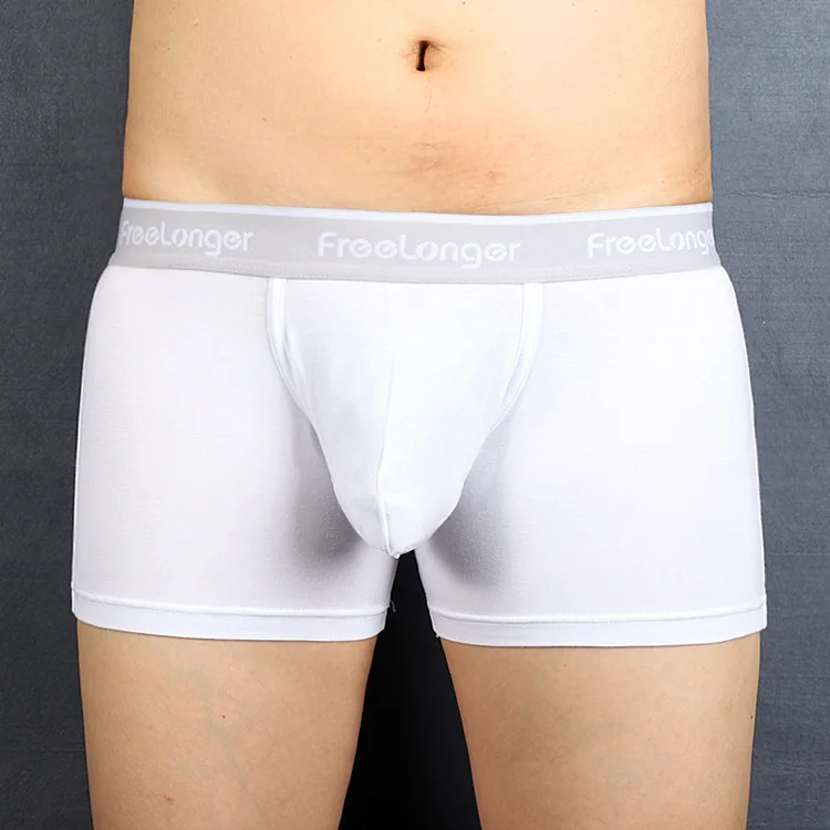 Male U Convex 3D Pouch Bag Underwear Boxers Cotton Modal Briefs Shorts Panty Men Breathable Soft Lingerie Sexy Erotic Underpants