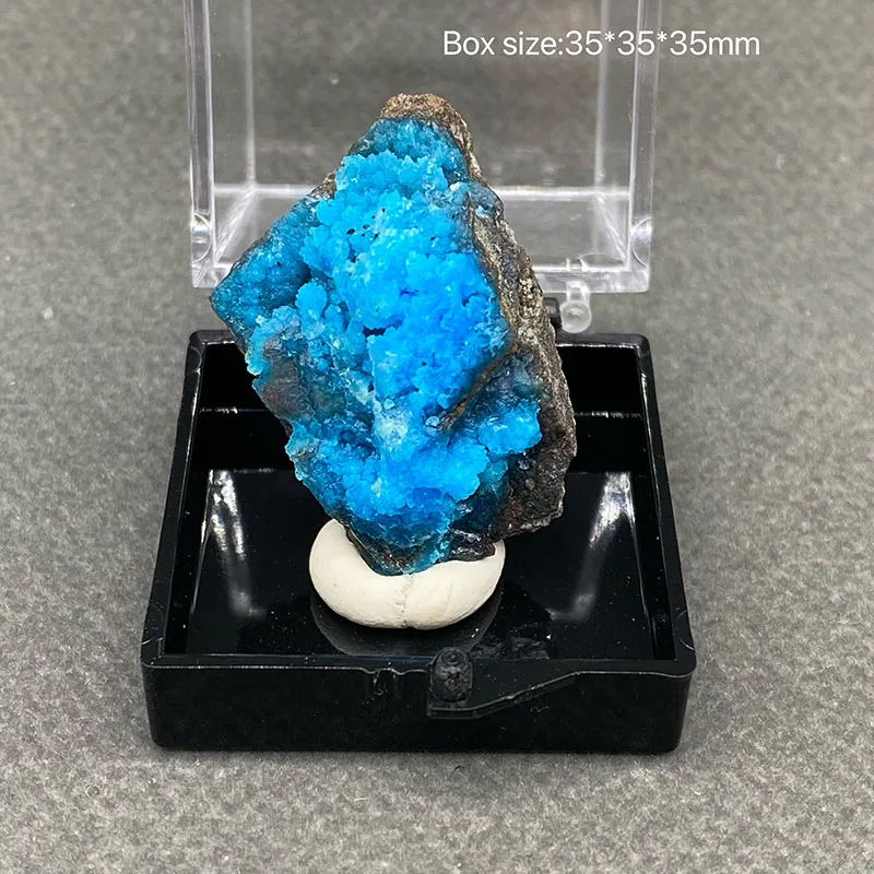 100%  Natural Allophane Mineral Specimens Stones and Crystals Healing Crystal   +Box size:35*35*35 mm