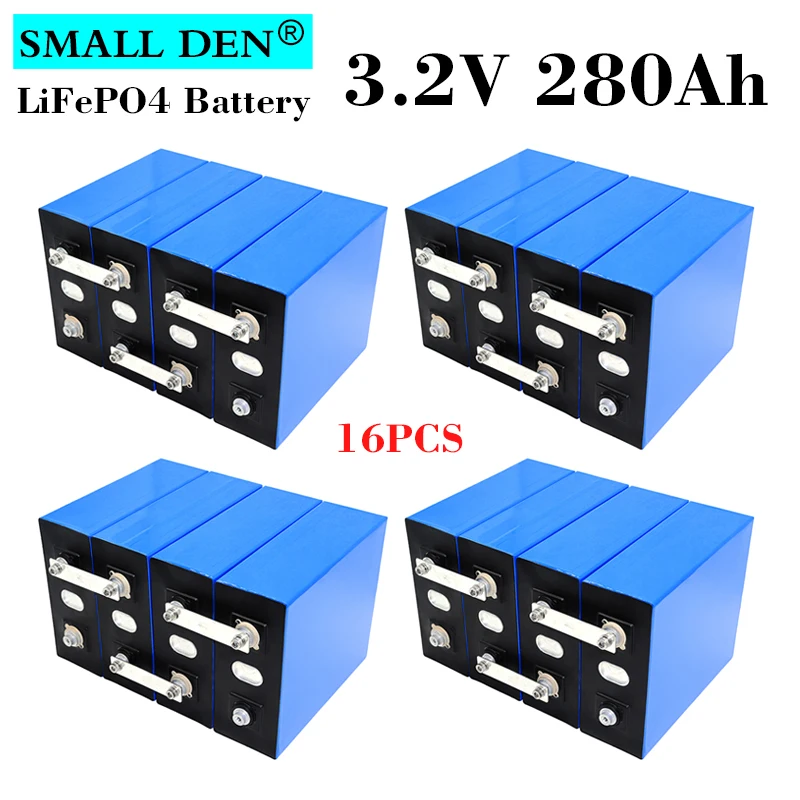 16pcs-3-2v-280ah-lifepo4-rechargeable-battery-3c-high-current-diy12v