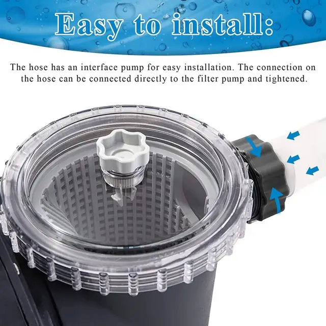 Hasznos Úszómedence Tömlő Nyomásálló Medence Csere Rugalmas, Hosszú Szivattyú Tartozékok - Image 4