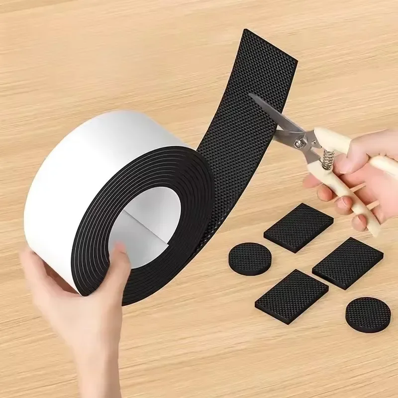 Enhanced Non-Slip Furniture Leg Protectors with Self-Adhesive Rubber