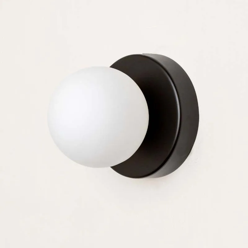 Creative Macaron LED Wall Lamp 10/12cm Mini Glass Sconce for Balcony Lamp Bedside Bedroom Corridor Porch Decor Lighting Fixtures 4