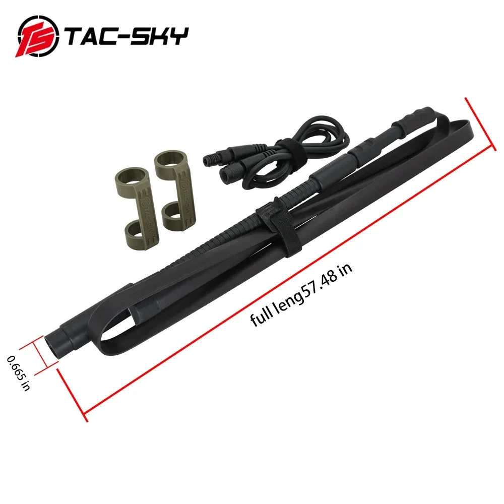 TAC-SKY AN/PRC 148 152 Modello virtuale radio bidirezionale Simulazione Shell e pacchetto antenna PRC compatibile con cuffie tattiche - immagine 4