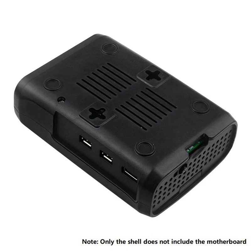 For Raspberry Pi 5 ABS Case Plastic Shell Compatible With Cooling Fan For RPI 5 Pi5 Accessories