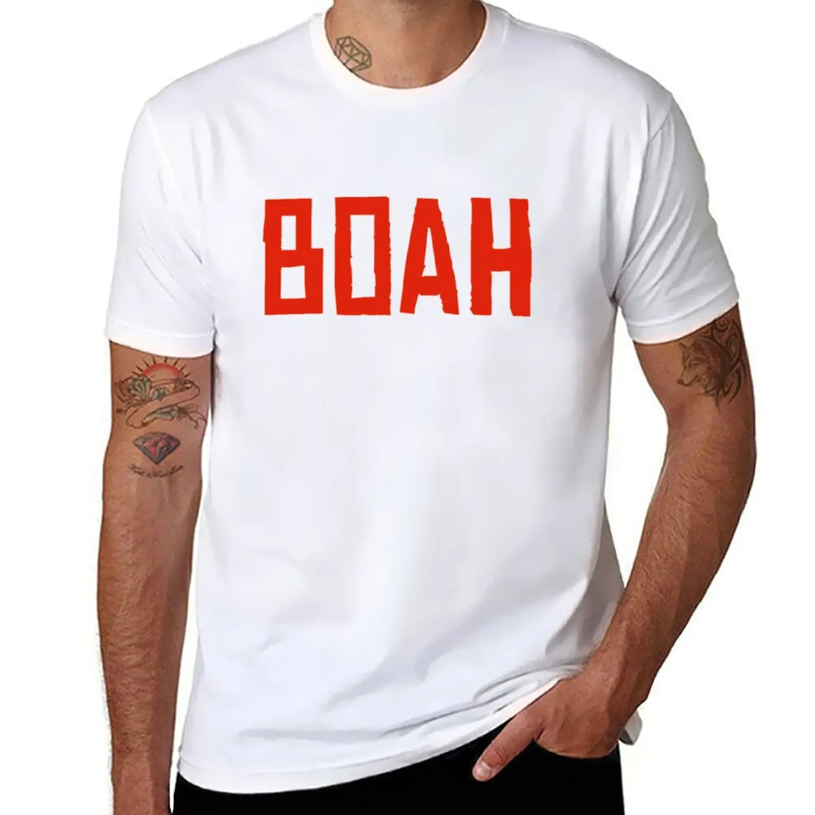 Boah Rdr2 Divertente T-Shirt Animal Prinfor Boys Camicie Graphic Tees Magliette Grafiche Da Uomo