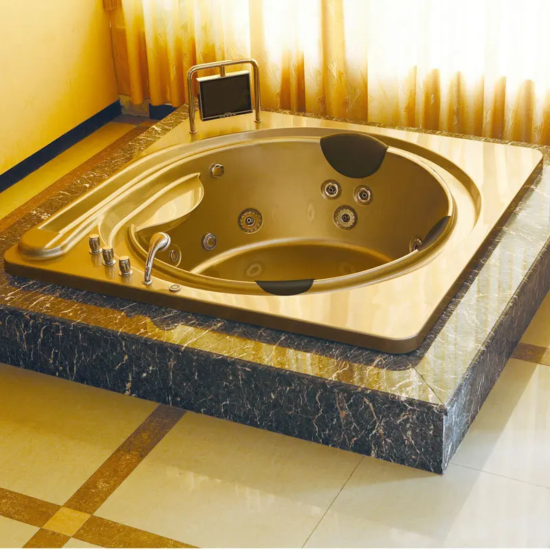 

Massage surfing constant temperature bubble bath embedded acrylic luxury villa hotel B&B square bath vat