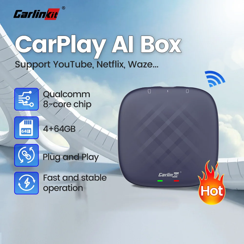 CPC200 Tbox Plus Auto Draadloze Bluetooth Carplay Naar Android Doos 8