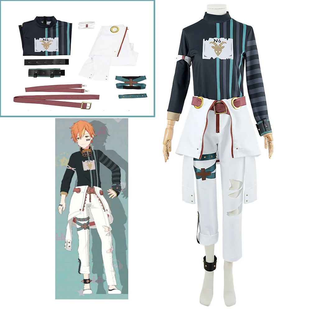 

Project Sekai Shinonome Akito Cosplay Costumes Anime Cartoon Clothing Men's And Women's Long Sleeve Suits Party Halloween Set