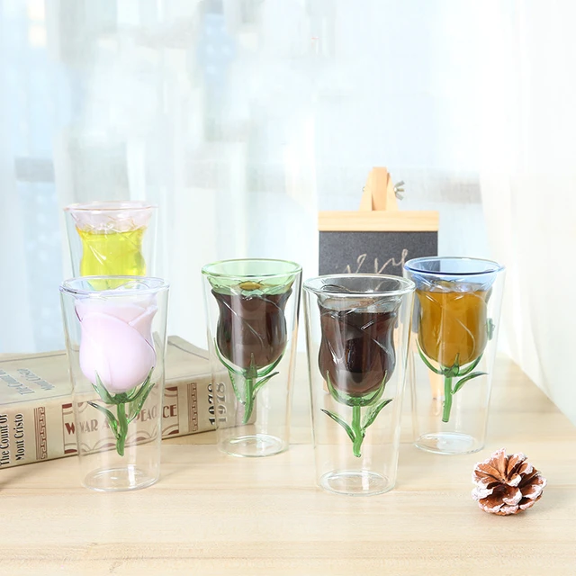 Lead-Free Crystal Clear Glass Cup,Elegant Drinking Cups for  Water,Wine,Beer,Cocktails