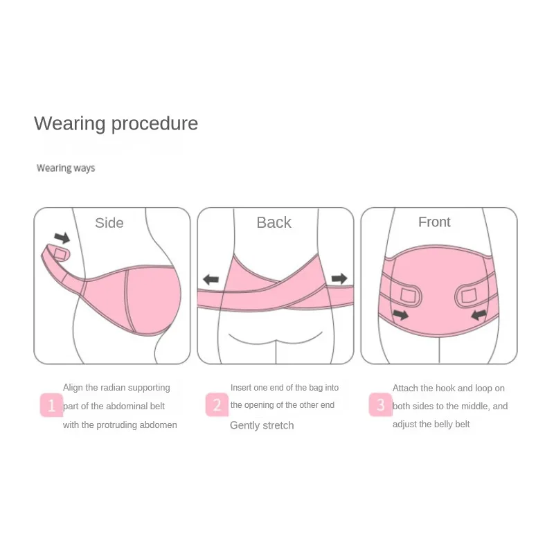 Pregnant Women Support Belly Band Back Clothes Belt Adjustable Waist Care Maternity Abdomen Brace Protector Maternity Products