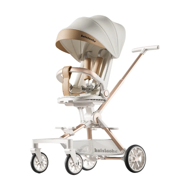 BabyStrollerShockAbsorptionFoldableTwowayPushHighqualitySafe