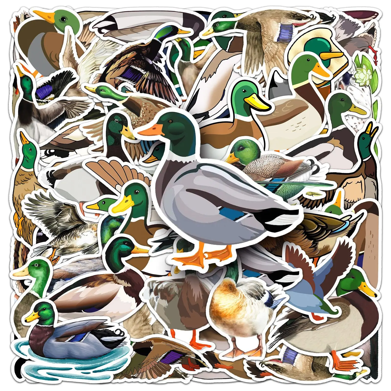 10/30/50PCS Duck Stickers Animal Cartoon Sticker DIY Luggage Laptop Phone Guitar Car Bike Skateboard Graffiti Decals Kids Toy cartoon stickers,decorative stickers,animal stickers,graffiti stickers,car sticker decal,cartoon animal stickers