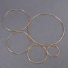5pcs Round Metal Hoops Dream Catcher Materials Iron Ring DIY Accessory Craft Supplies Hanging Decorations Home Decor Wind Chimes 4