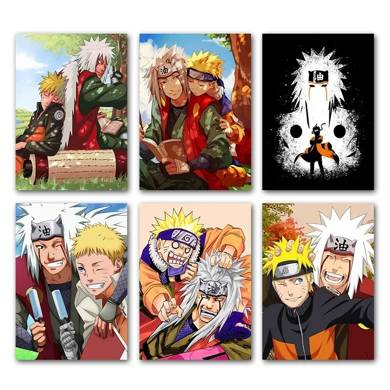 Peinture sur toile NarAAEro Sennin Jiraiya, affiche d\'art mural, décoration de la maison, impressions photo, salon moderne modulaire 1 Peinture sur toile NarAAEro Sennin Jiraiya, affiche d\'art mural, décoration de la maison, impressions photo, salon moderne modulaire 1