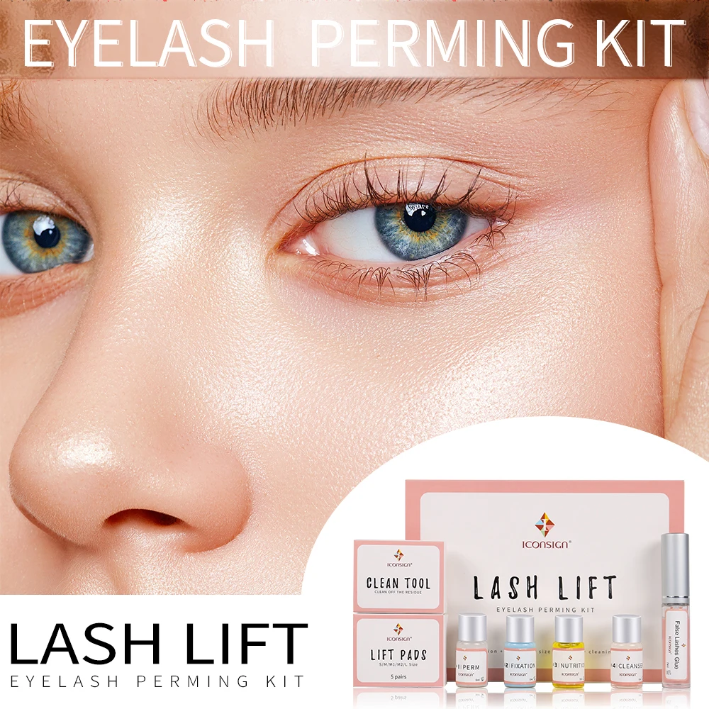 Dropshipping Lash Lift Kit Eyelashes Perm Lash Lifiting ICONSIGN Eyelash Perm Kit Eyelash Enhancer Eye Makeup Can Do Your Logo