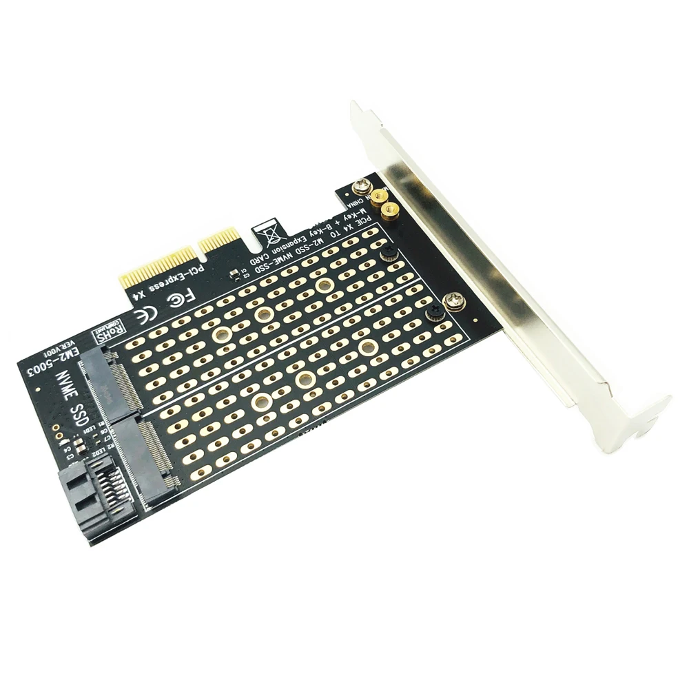SSD Adapter Card PCI Express to M2 NVME/SATA M.2