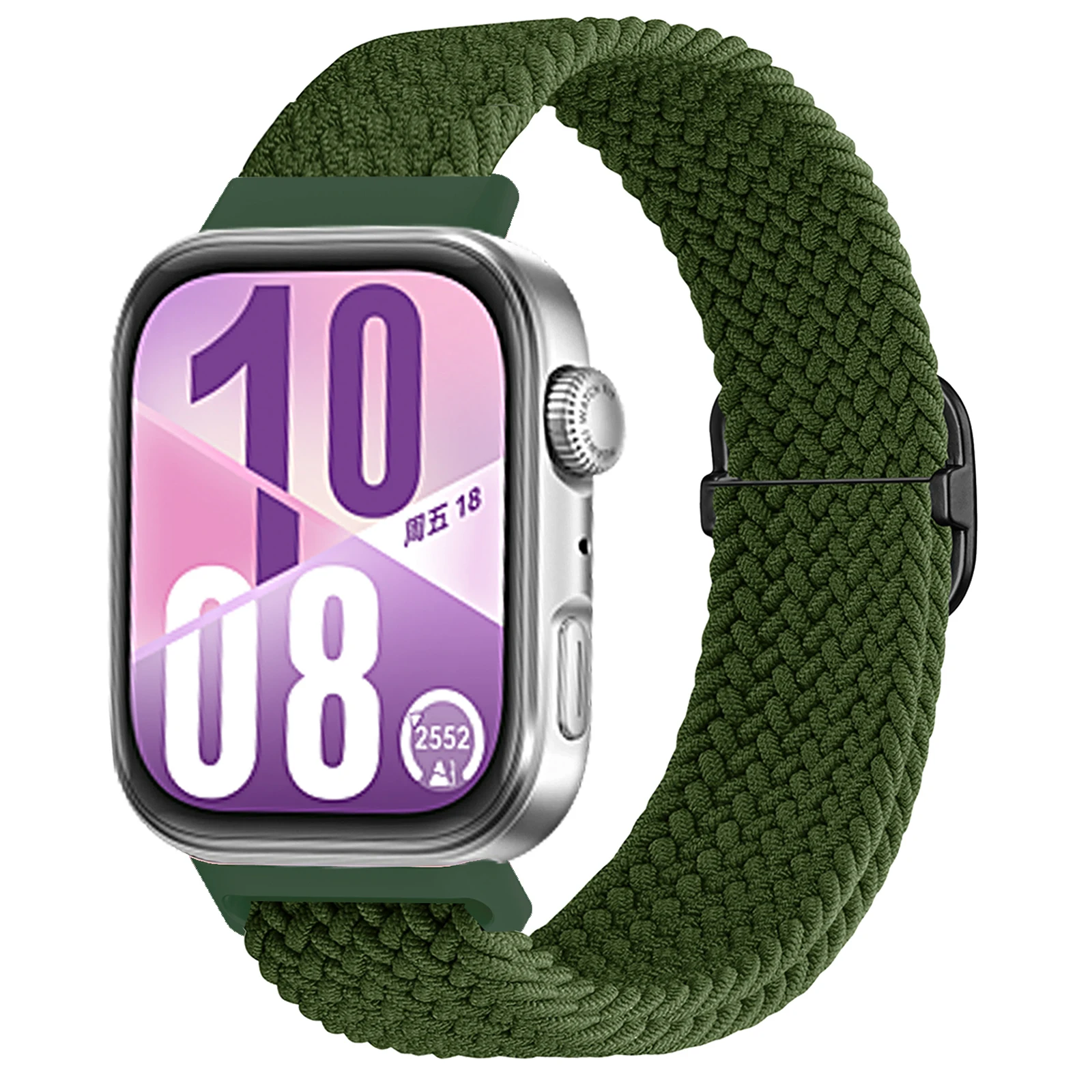 Braided Solo Loop Nylon Strap - Adjustable Sport Bracelet Accessory