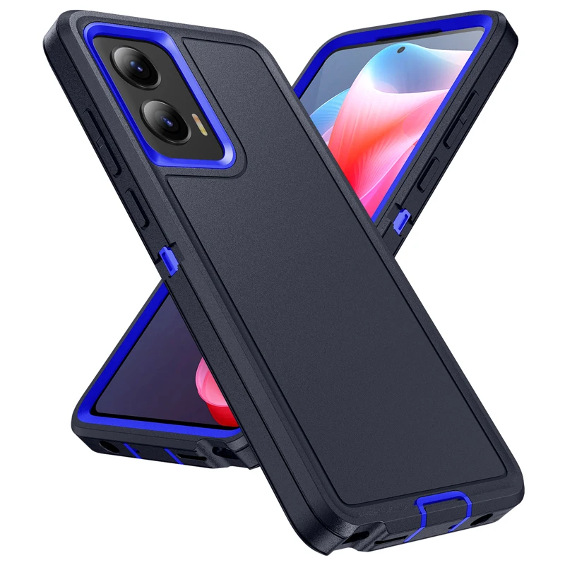 Defense 3-in-1 Shockproof Silicone Back Cover Case