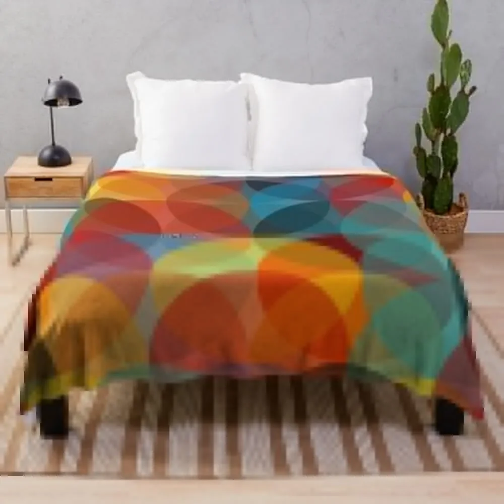 

Средний век современный круг печать 2 плед одеяло очень большого размера