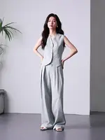 Vimly Офисный костюм из вискозы и полиэстера женский  M7357