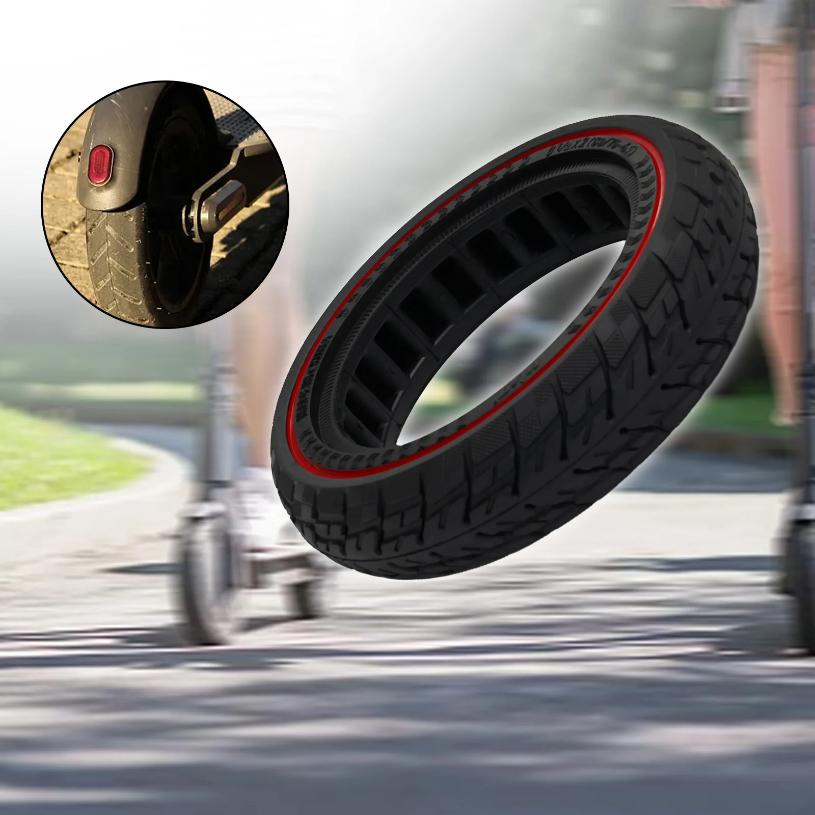 

Electric Scooter Solid Tire Cycle M365 Model 50/75-6.1 Parts Replacement Rubber Weight 720g 8.5 Inch Brand New