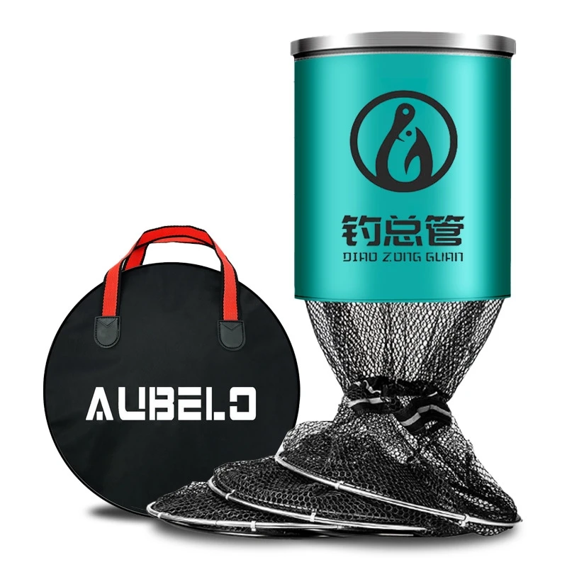 

Large Capacity Fishing Net Bag Fish Cage Storage Handbag Thickening Fishing Trap Nets Grab Crayfish Foldable Fishing Accessories