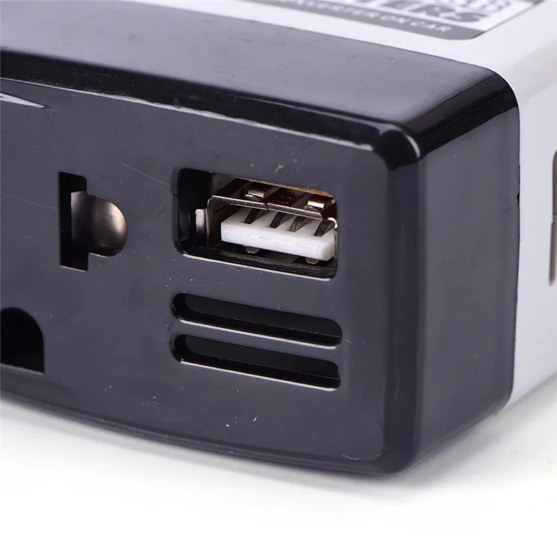 Nuovo adattatore per caricabatterie per Auto da cc 12V a convertitore ca alimentazione per caricabatterie da 220V con accessori per Auto USB - Image 5