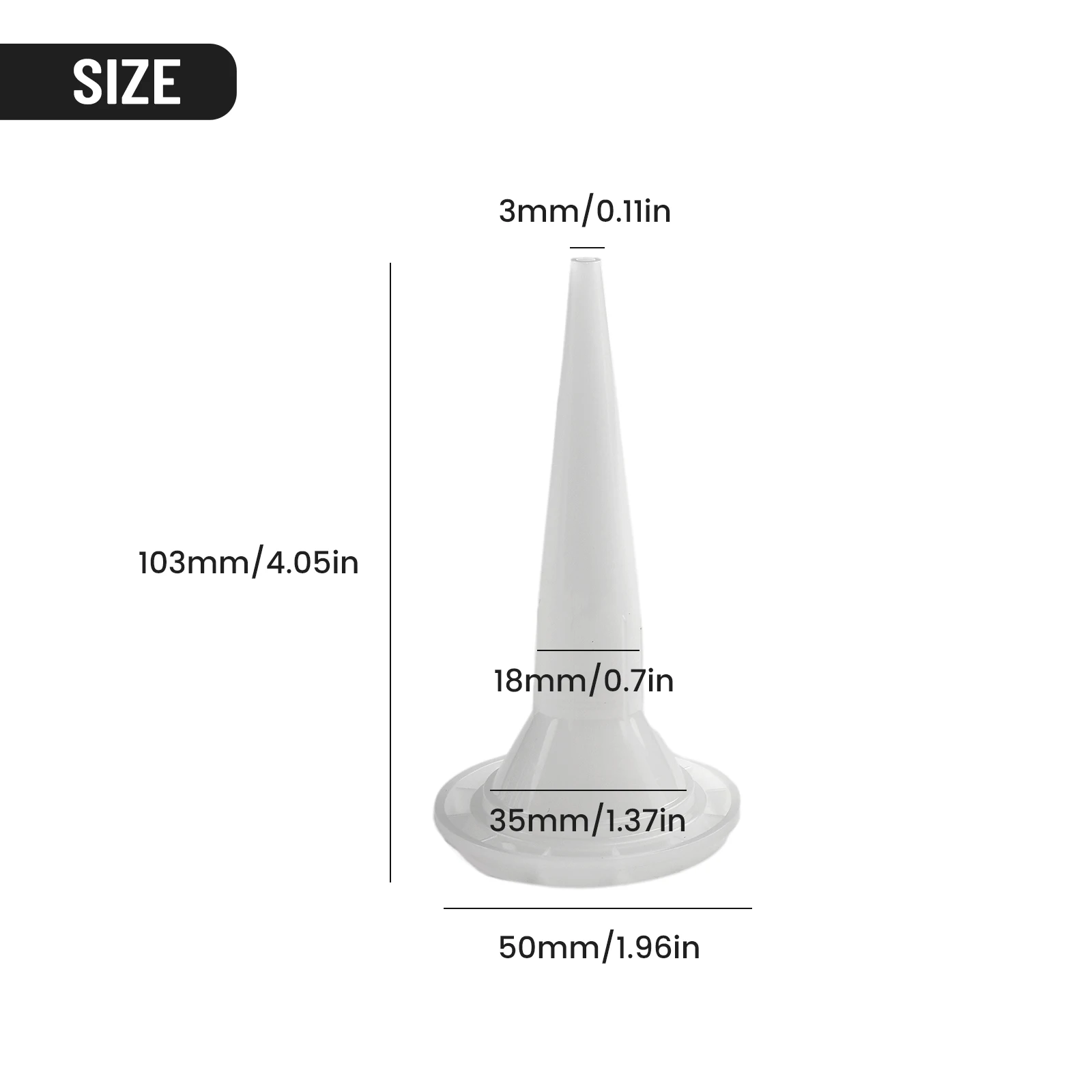 Caulking Gun Nozzles Caulking Nozzle Caulking Tools 10pcs Caulking Nozzle Structural Glue Nozzle Plastic Universal Caulking Tip Mouth Home Improvement Construction Tools