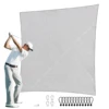 VEVOR 10x15ft Golf Net Golf Practice Net, Indoor Hitting Net for Golf Baseball Hockey Soccer, Heavy Duty Nylon DIY Ball Net 1