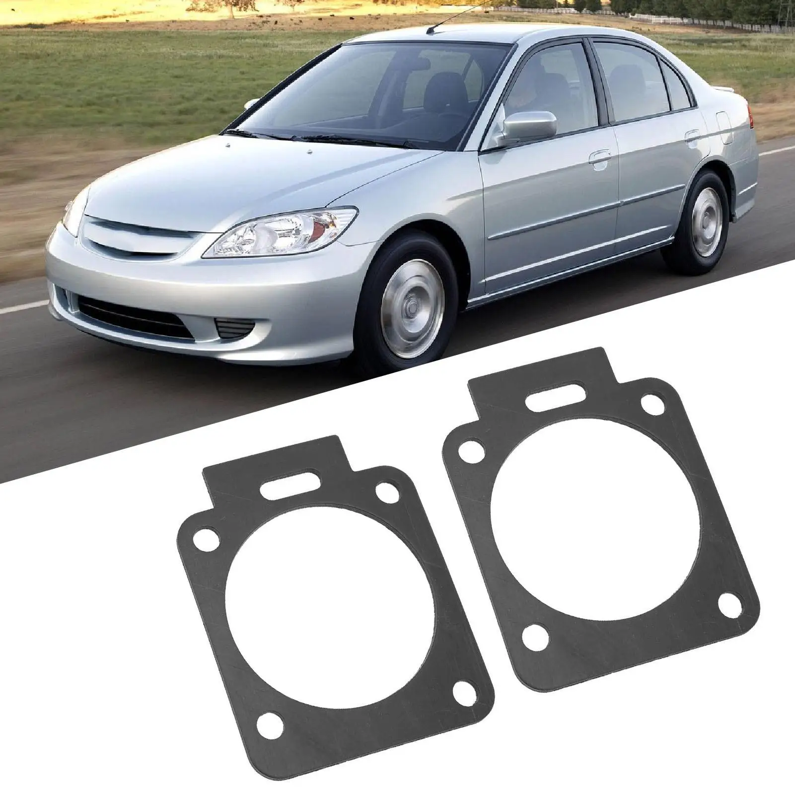 Throttle Body Spacer Injection Throttle Gasket Lasting Performance Great Sealing Direct Replacement Precise Match for car