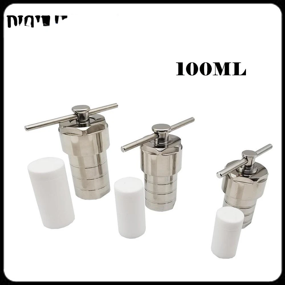 

Hydrothermal Autoclave Reactor vessel kettle with PTFE Chamber Hydrothermal Synthesis 100ml