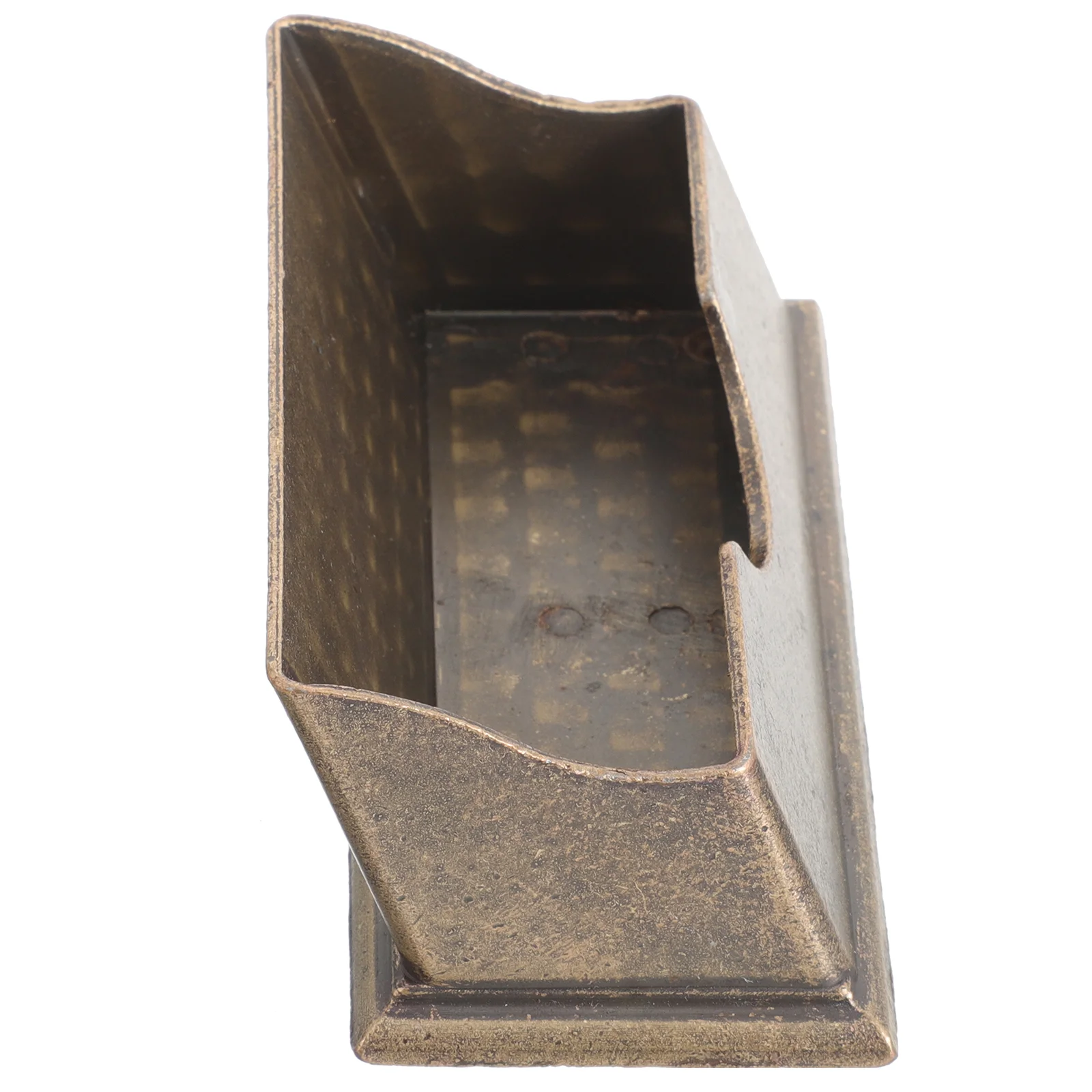

Classical Metal Business Gift Office Card Box Desktop Holder Storage Cards Display Stand Holders