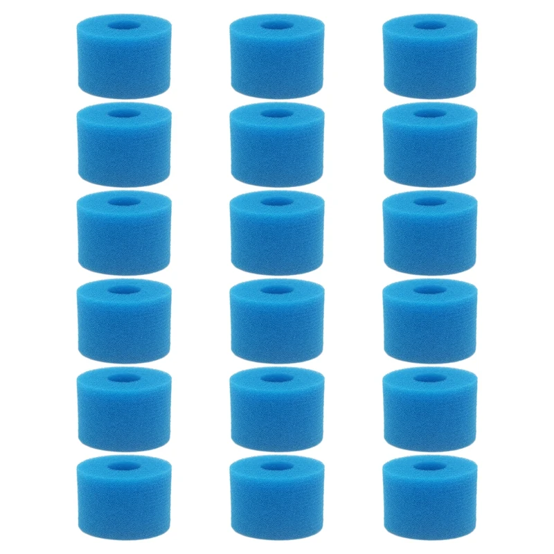 Practical 18pcs For Intex Pure Spa Reusable Washable Foam Hot Tub