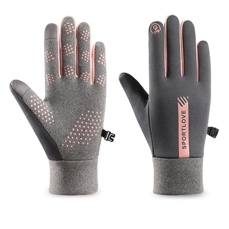 Gants D'Hiver Tactiles Homme/Femme | Imperméables, Antidérapants - Pour Course, Vélo, Randonnée