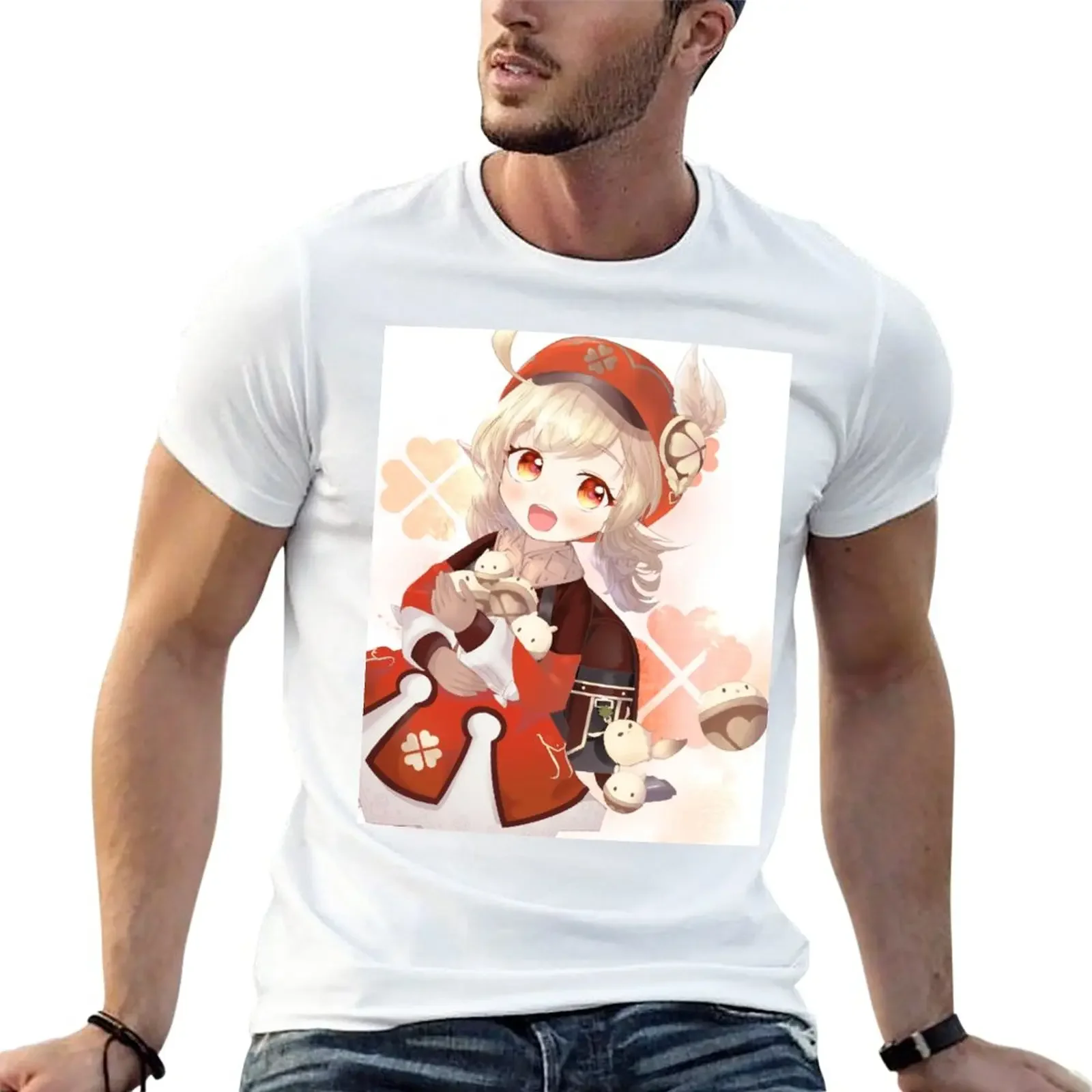 

Klee Cute Genshin Impact T-Shirt plain shirts graphic tees men t shirt