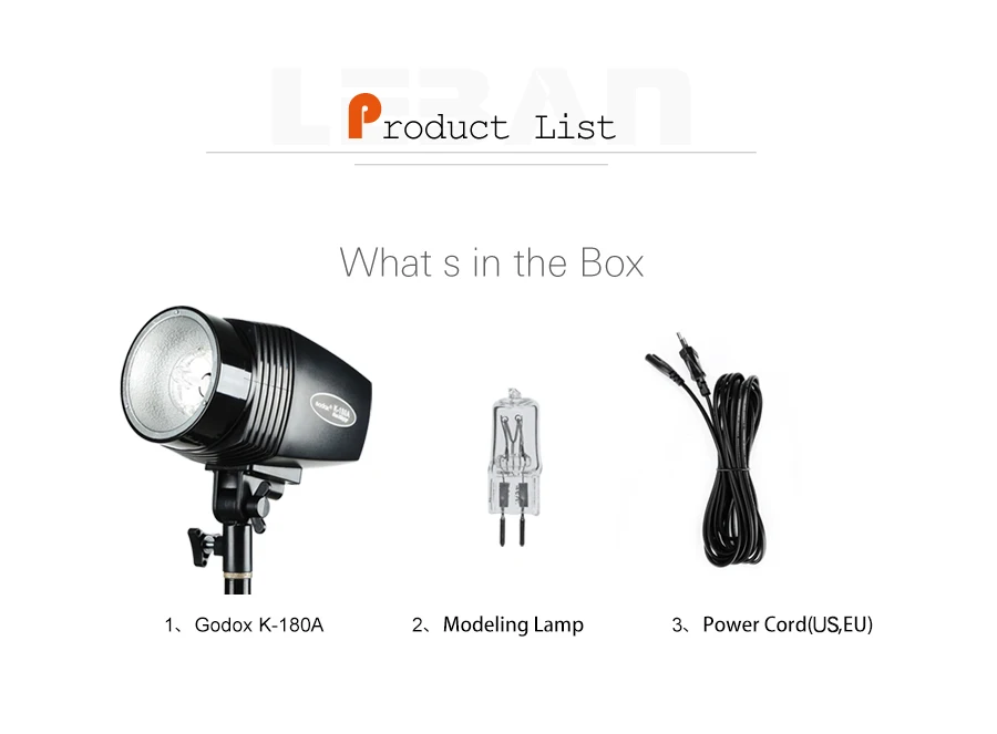 GODOX Mini Master K-180A K180A K150A K-150A Mini Master 180W Studio Strobe Phot