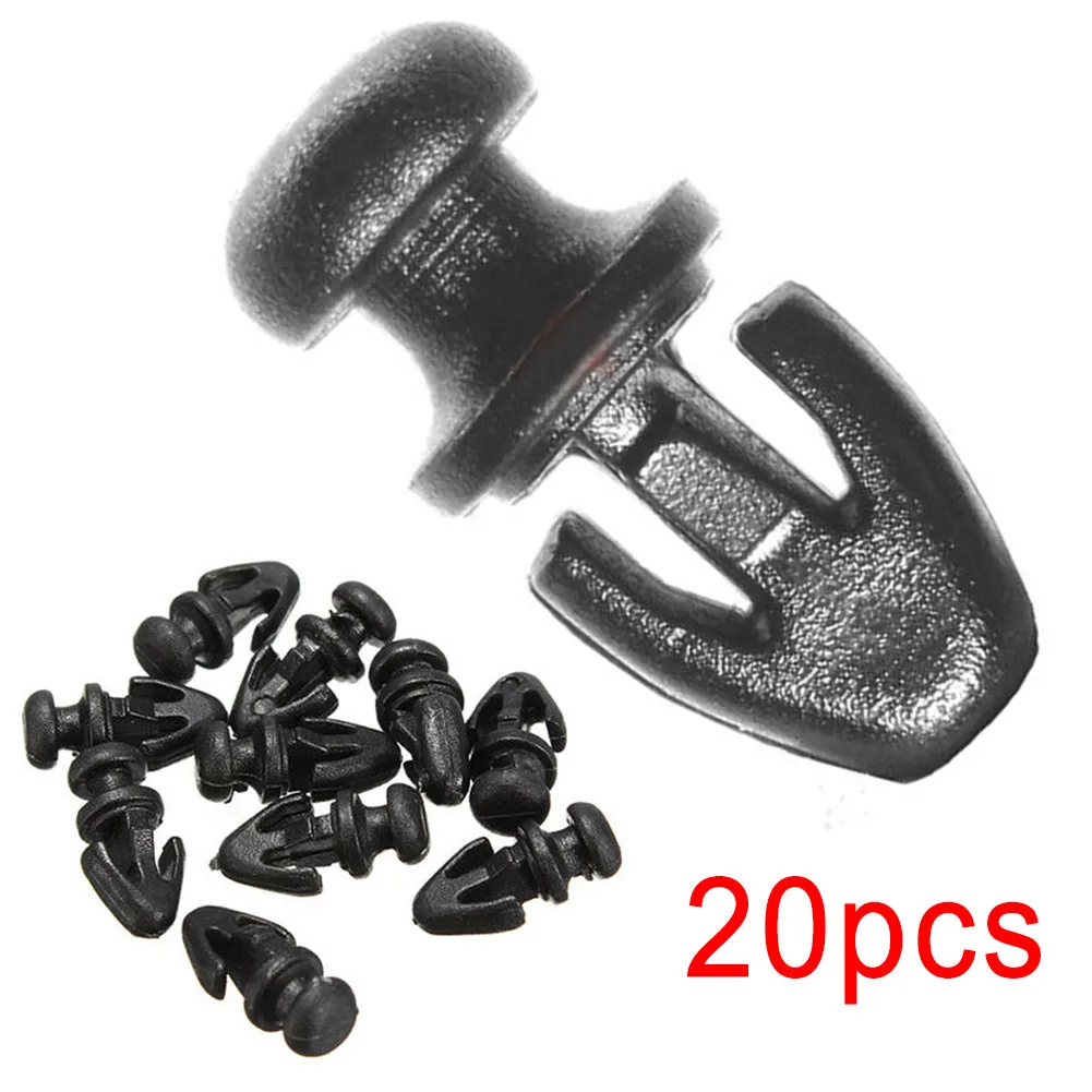 

20 PCS Car Door Seal Sill Sealing Strip Clips Lower Weatherstrip Car Interior Accessoriess Plastic For Ford Mondeo MK2 MK3 MK4