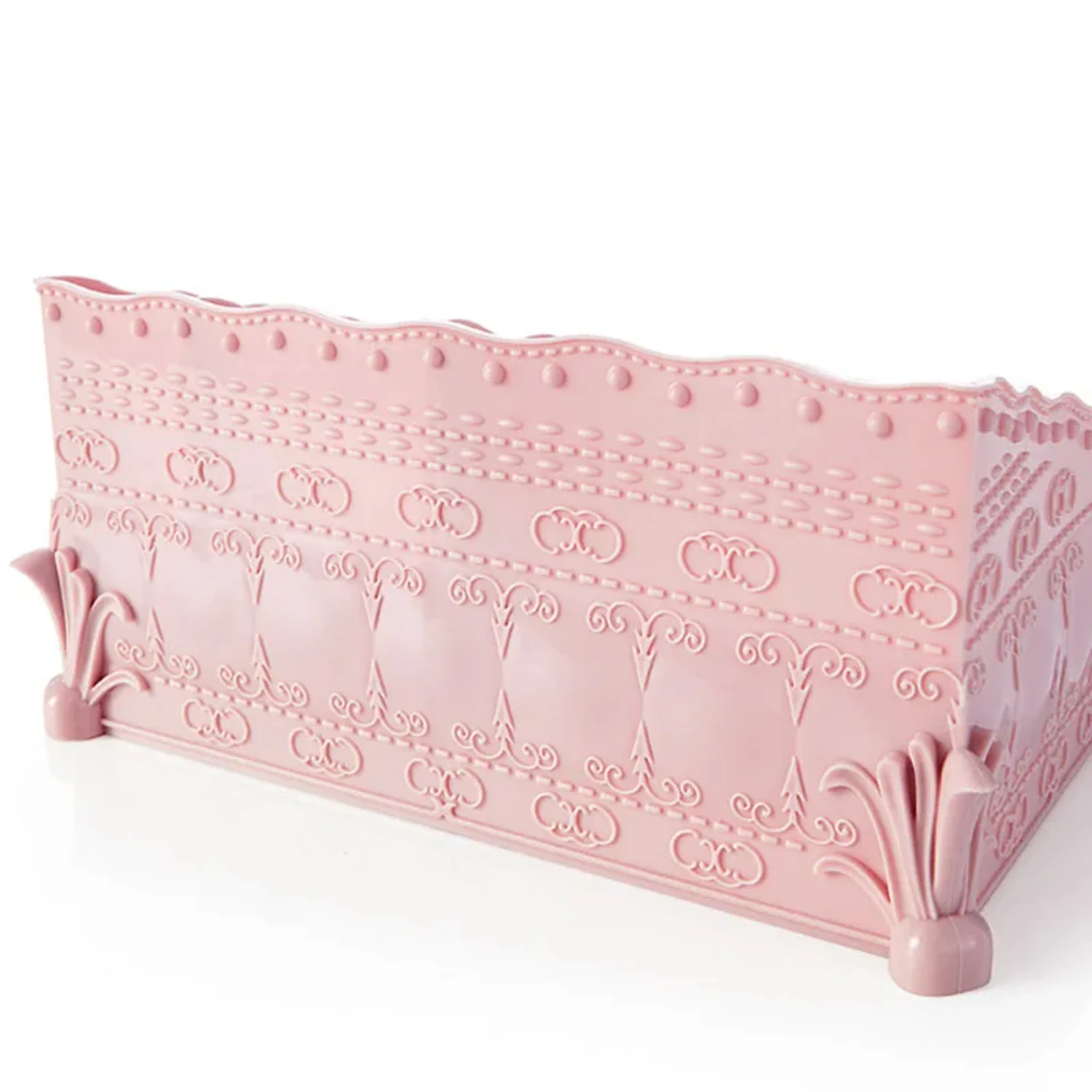European-Style Cosmetic Storage Box Makeup Organizer Plastic Containers Home Office Storage Multi-Purpose Desktop Accessories