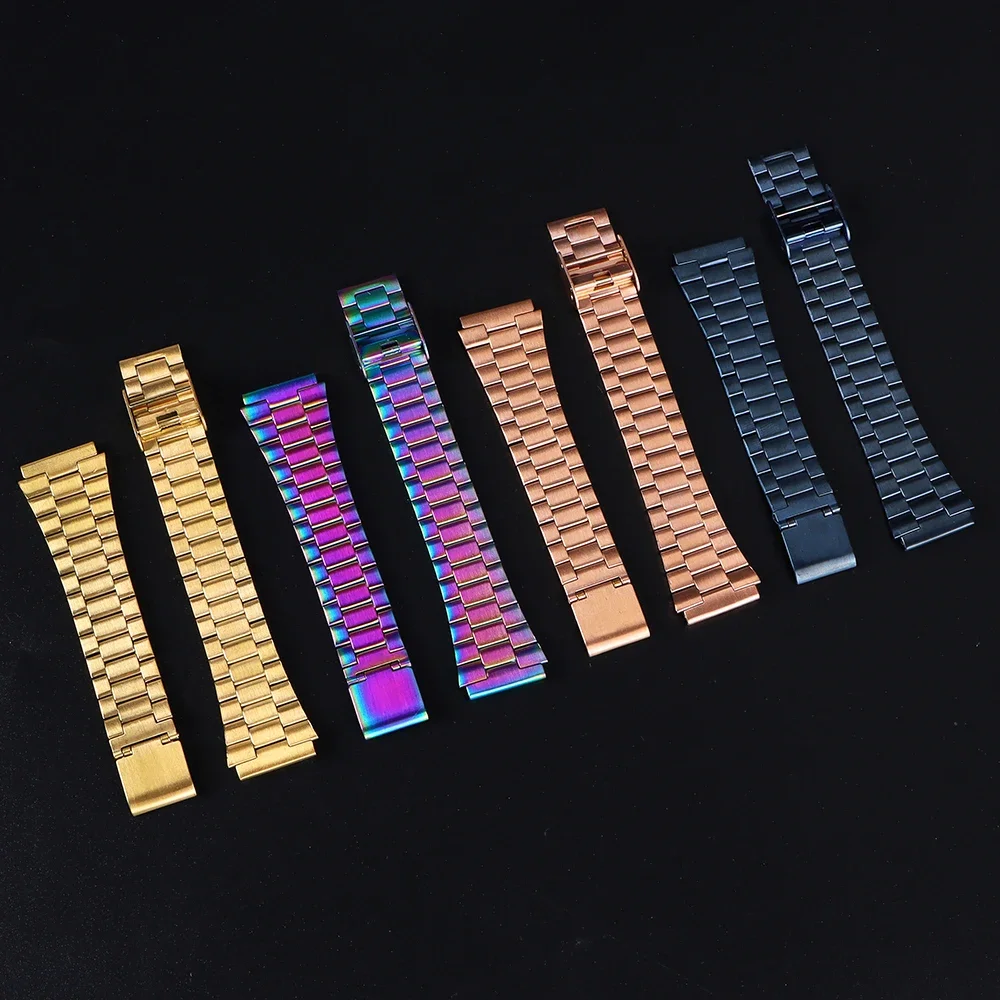 Stainless Steel 18mm Metal Watchband Strap