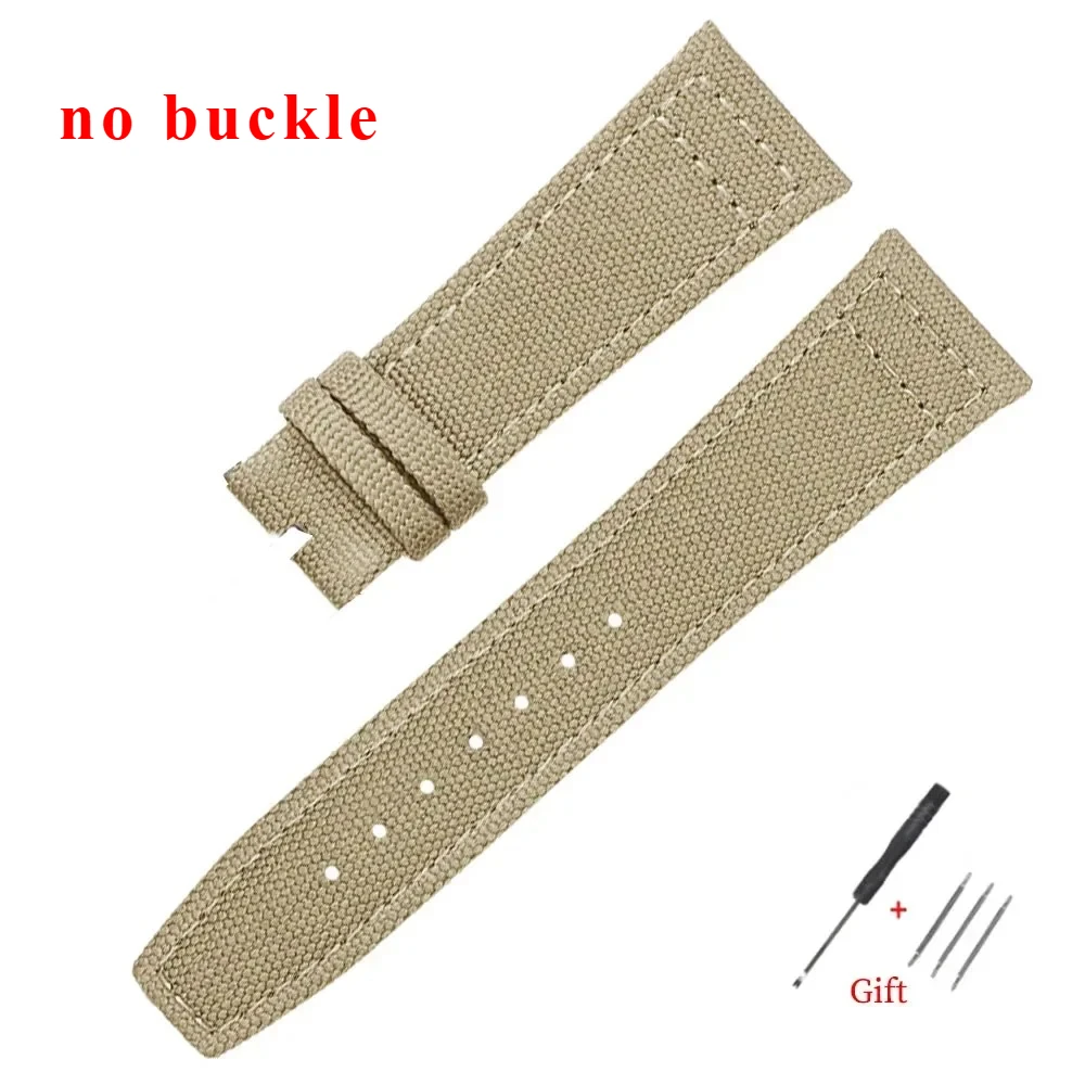Universal Nylon Canvas Watch Strap - Business & Sport Replacement Wristband