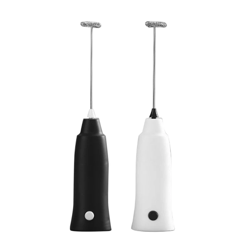 

Electric Milk Frother, Handheld Foam Maker, Coffee Mixer With Stainless Steel Whisk, Hand Foamer Blender